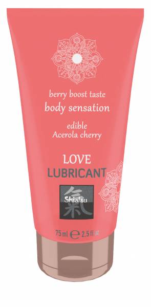 Shiatsu edible Love lubricant Acerola Cherry 75 ml