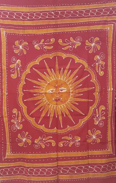 Ritualtuch Tagesdecke Wandbehang - Indian Sun - Normalgröße