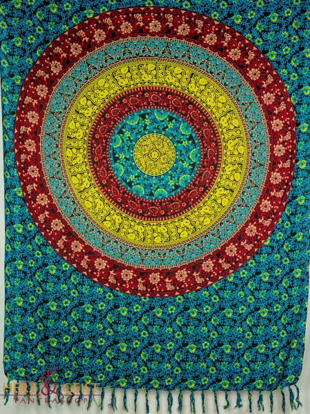 Lunghi | Sarong "Flower Mandala" - FARBAUSWAHL