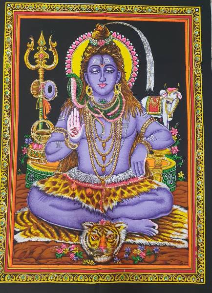 Wandbild Shiva - 116 x 84 cm