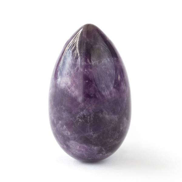 Deko-Ei Amethyst - 5 x 3,5 cm - gebohrt