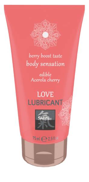 SHIATSU Love lubricant - essbares Gleitgel - Acerola Kirsch 75ml