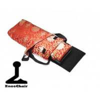 Tragetasche Meditationsbank Lotus rot- gold 50x26 cm Tragetasche Meditationsbank Lotus rot- gold 50x26 cm