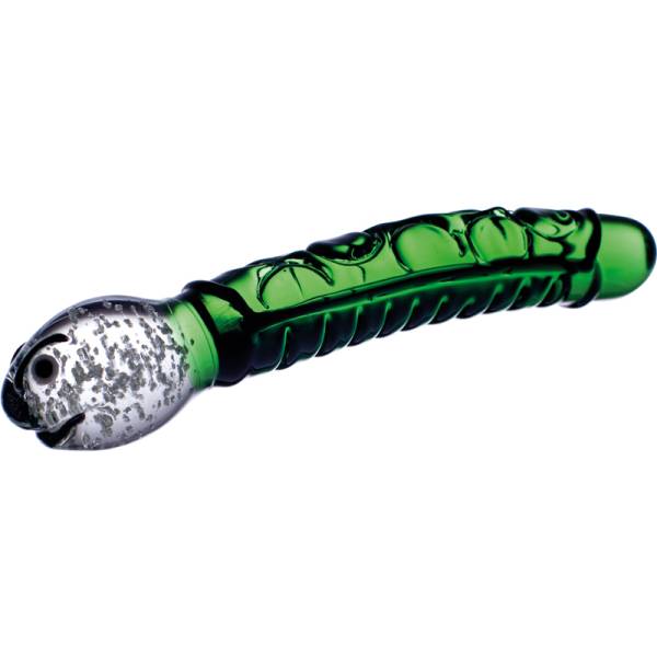 Glassvibrations PREMIUM Dildo - Turtle Lotti Glow in the dark