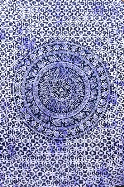 Ritualtuch Tagesdecke Wandbehang - Rigruraji violett - Normalgröße