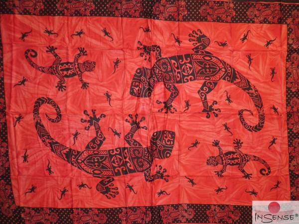 Lunghi | Sarong "Gecko-Mania" - FARBAUSWAHL