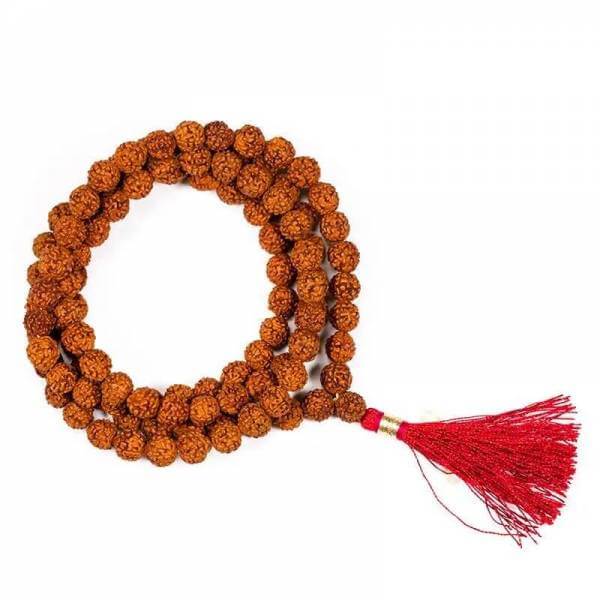 Mala Rudraksha 108 Perlen 0,8 cm