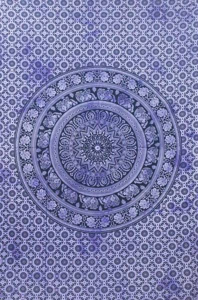 Ritualtuch Tagesdecke Wandbehang - Rigruraji violett - Normalgröße