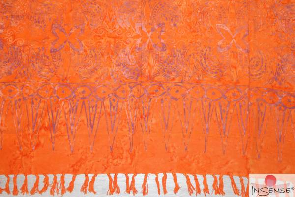 Premium Lunghi | Sarong "Wahini" - orange