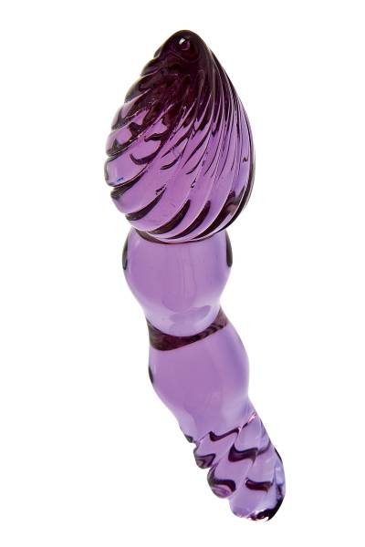 Glassvibrations PREMIUM Dildo - Lila Geheimnis