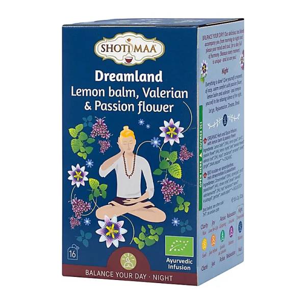 Shoti Maa - BIO-Kräutertee DREAMLAND - Zitronenmelisse & Passionsblume