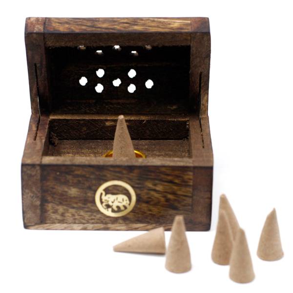 Räucherbox für Kegel - Elefant