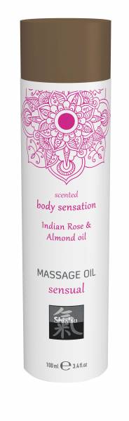 Shiatsu Massage Öl sensual Indian Rose& Almond 100 ml