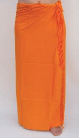 Premium Lunghi | Sarong - goldgelb