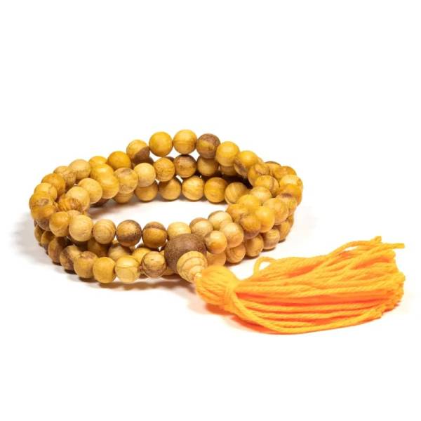 Mala Palo Santo mit Guru Perle - 0,9cm