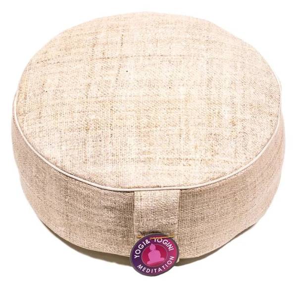 Meditationskissen Hanf - Creme