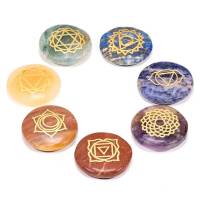 Chakra Edelstein SET - rund Chakra Edelstein SET - rund