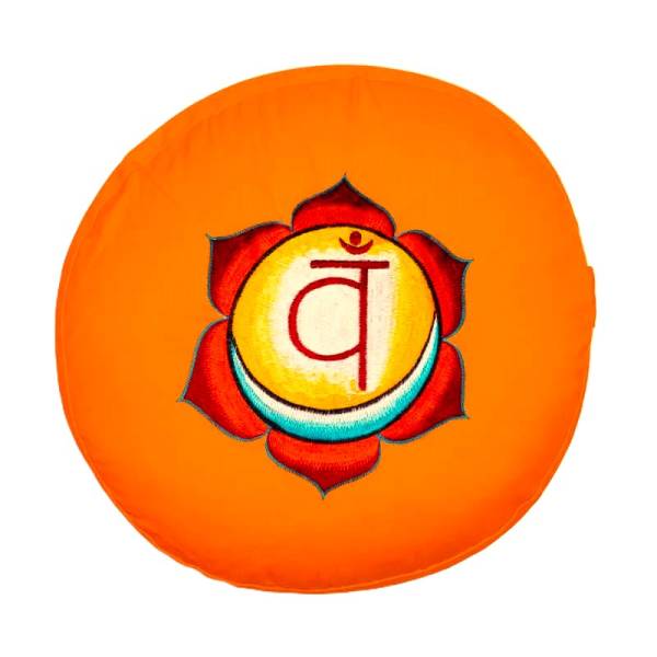 Meditationskissen 2. Chakra Svadhisthana - orange