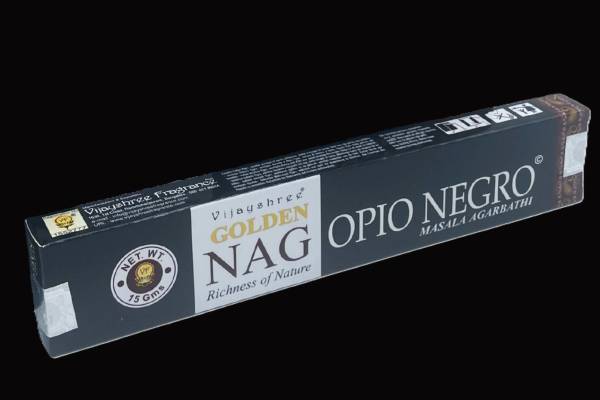 Räucherstäbchen - GOLDEN NAG Schwarzes Opium