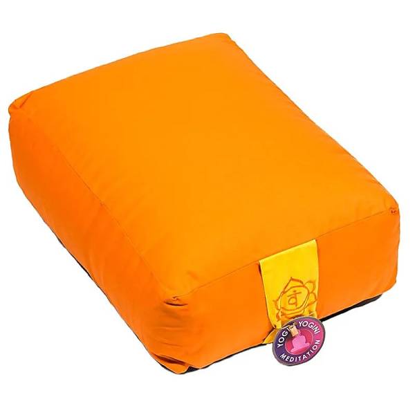 Meditationskissen / Yoga Bolster - orange 2. Chakra